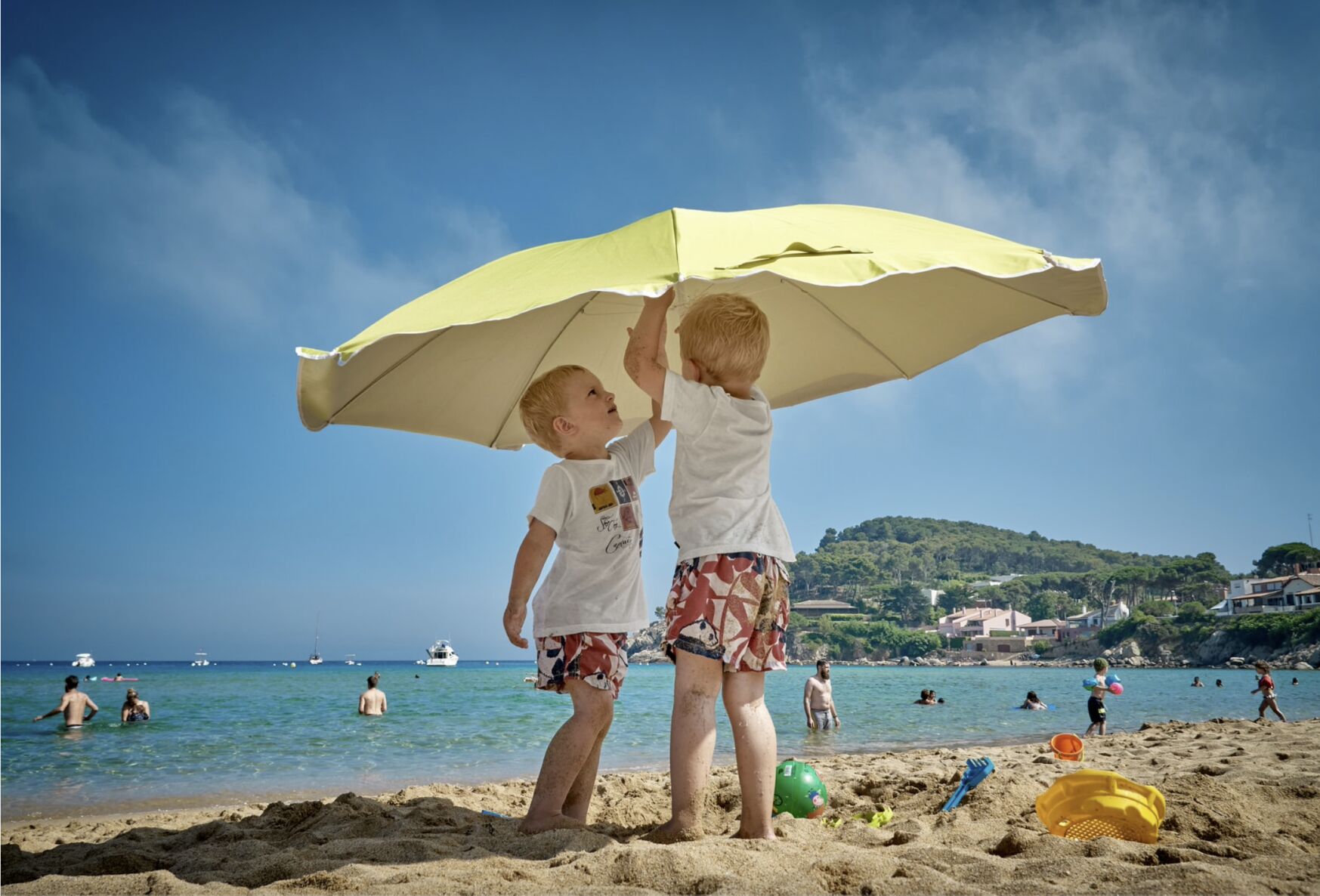Kids at the beach